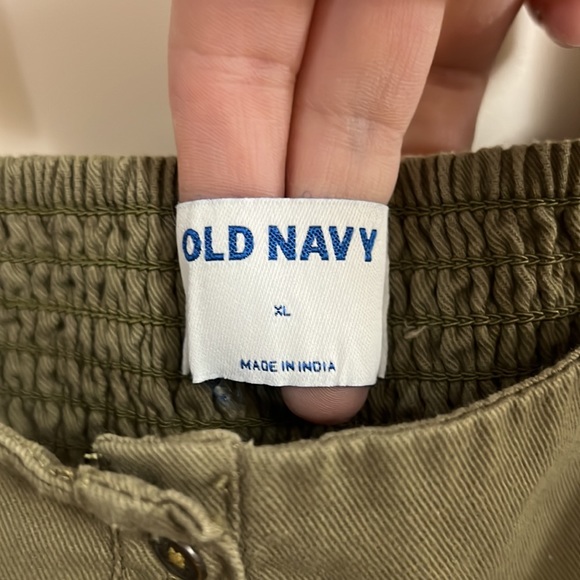 NWT XL Olive Green Old Navy Button-Up Tank Top💚 - Picture 5 of 7